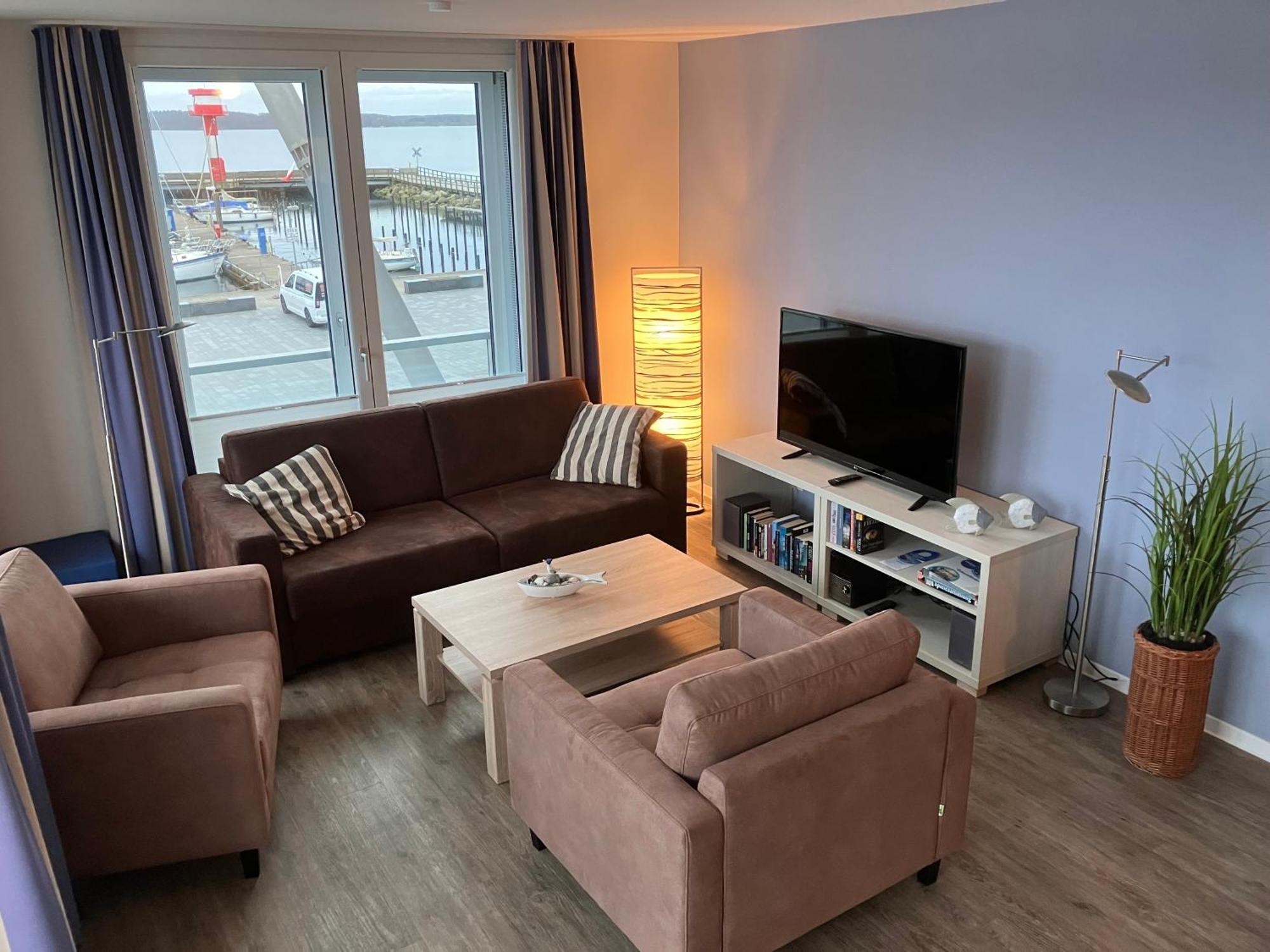 Apartment 10 - "Borbyblick" - Blickrichtung Hafen Und Offene See Eckernförde Buitenkant foto